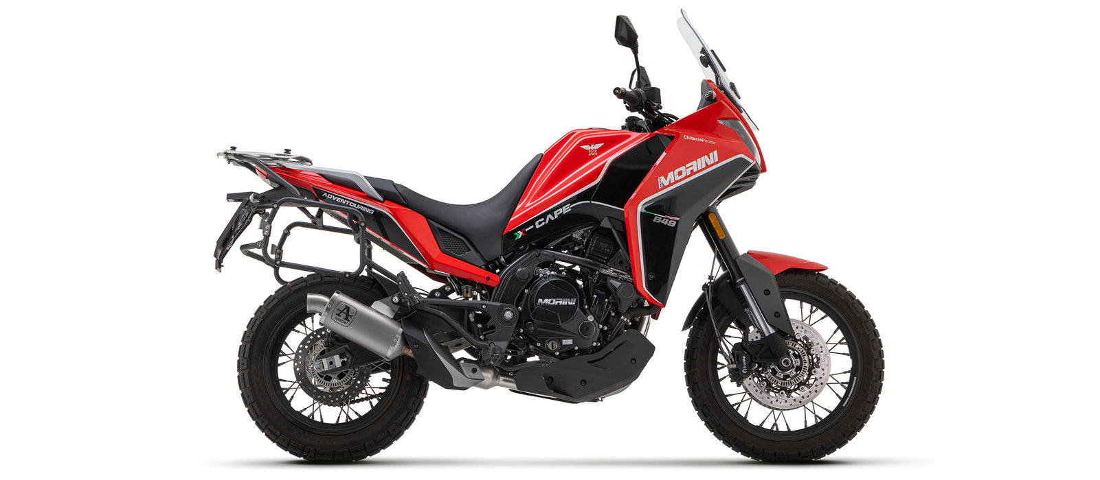 ARROW EXHAUST|  MOTO MORINI X-CAPE 650 2022-2024 | Racing Link Pipe interchangeable with original one