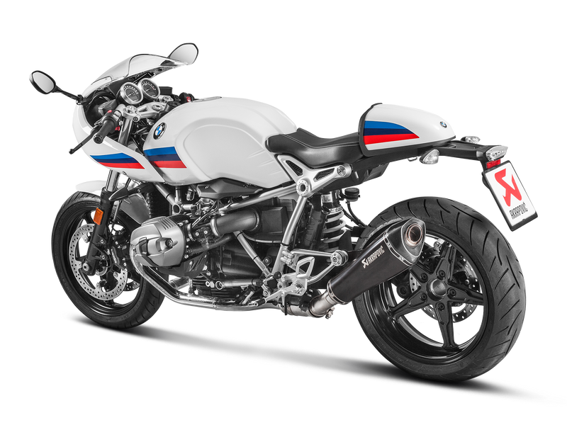 S-B12SO17-HBRBL | AKRAPOVIC | BMW R Nine T Racer 2017-2024 - Slip-On Line (Titanium)