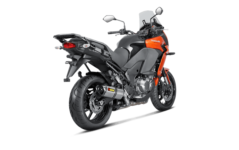 S-K10SO20-HZT | AKRAPOVIC  | Kawasaki Versys 1000 2012 -2018 Slip-On Line (Titanium)
