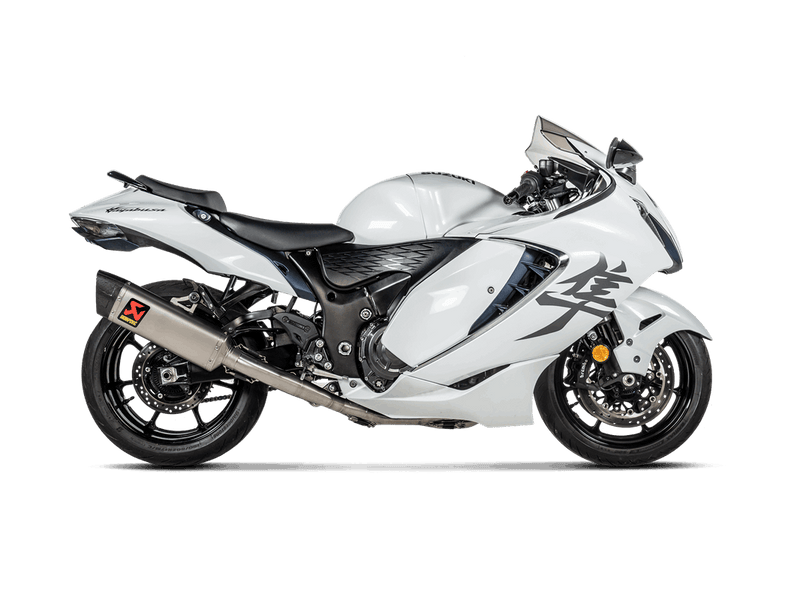 S-S13R1-APLT | AKRAPOVIC | Suzuki GSX-1300R Hayabusa 2021 -2025 Racing Line (Titanium)