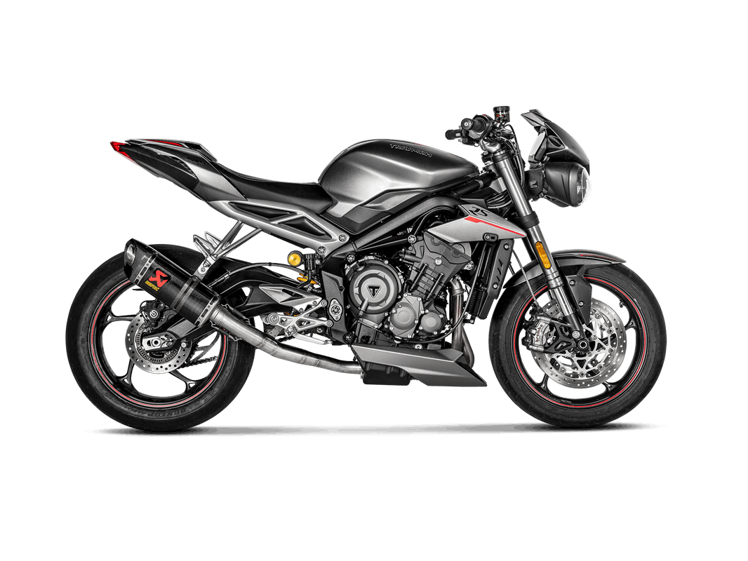 Triumph Street Triple 765 S / R / RS 2017 -2019 Slip-On Line (Carbon)