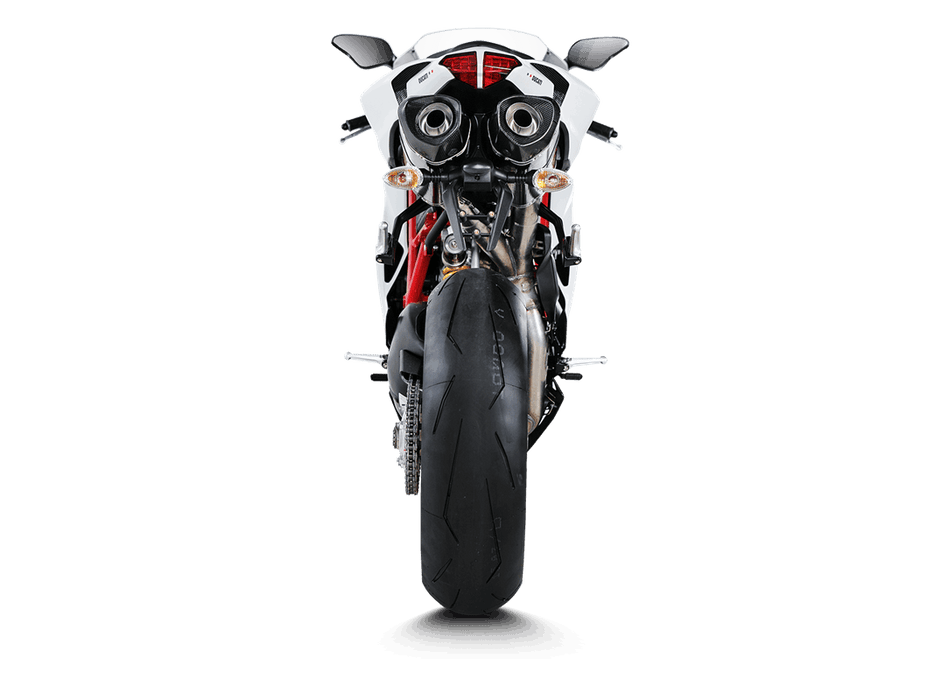 S-D10SO3-ZC | AKRAPOVIC | Ducati 848 EVO 2011 -2014 Slip-On Line (Carbon) 848 EVO