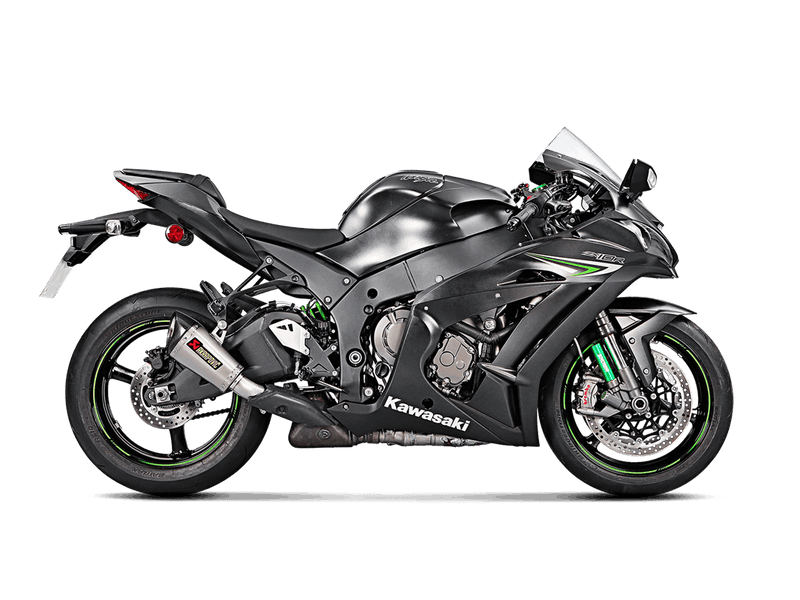 S-K10SO17-ASZ |  AKRAPOVIC | Kawasaki Ninja ZX-10R 2016 -2020 Slip-On Line (Titanium)