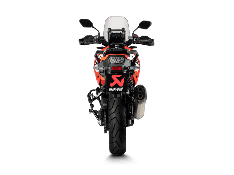 S-S10SO16-HAFT| AKRAPOVIC |  Suzuki V-Strom 1000 2014 -2019 Slip-On Line (Titanium)