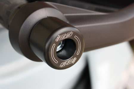 GSG-MOTOTECHNIK | Handlebar end pieces made of plastic / black | Protection for hand protectors | BMW S 1000 XR 2020-Up | LD35-33