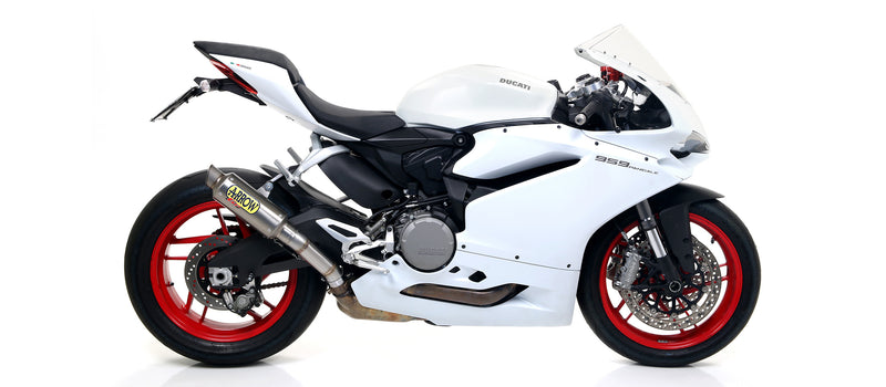 71144PK | ARROW EXHAUST | Ducati 959 Panigale 2016/2019 | Titanium Works silencers (right and left) with carby end cap