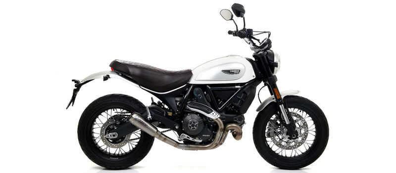 71212PR | ARROW EXHAUST | Ducati Scrambler 800 2017-18 | Pro-Race titanium silencer