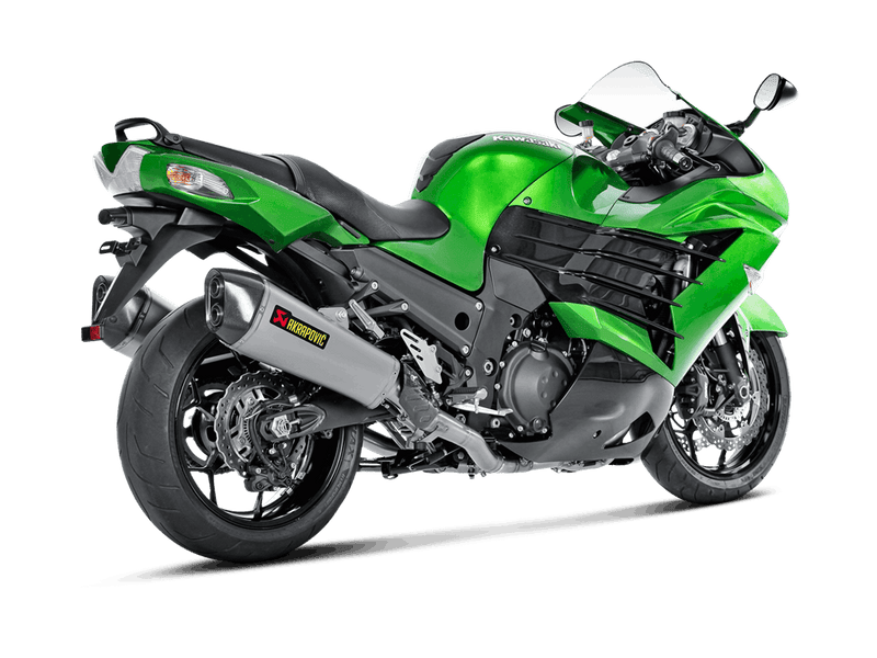 S-K14R3-ZAAT | AKRAPOVIC | Kawasaki ZZR 1400, ZX14R 2012 -2020 Racing Line (Titanium)