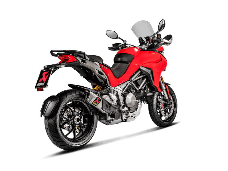S-D12SO9-HAPT | AKRAPOVIC | Ducati Multistrada 1260 / 1260 S 2018 -2020 Slip-On Line (Titanium)
