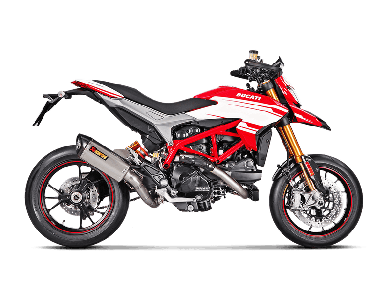 E-D8E1 | AKRAPOVIC | Ducati Hyperstrada 2013 -2015 Evolution Header (Titanium)