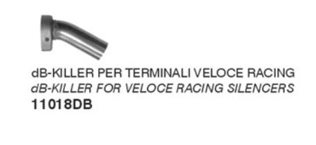 11018DB | ARROW EXHAUST | dB-Killer for Veloce silencer ø38mm