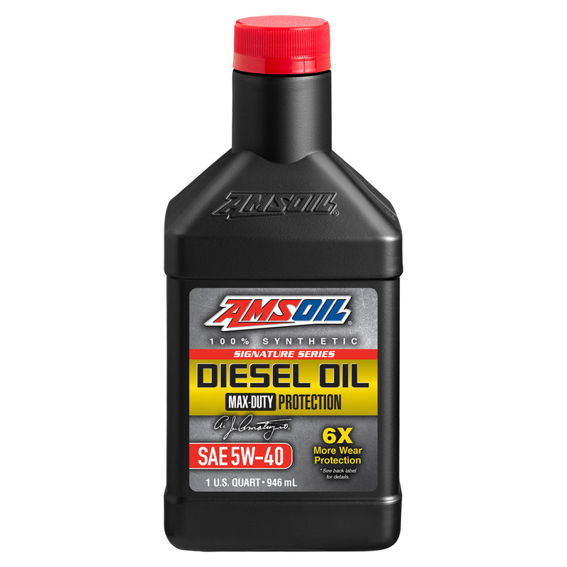 DEOQT-EA | Amsoil | Signature Series Max-Duty Synthetic Diesel Oil 5W-40 | MFG:08/23