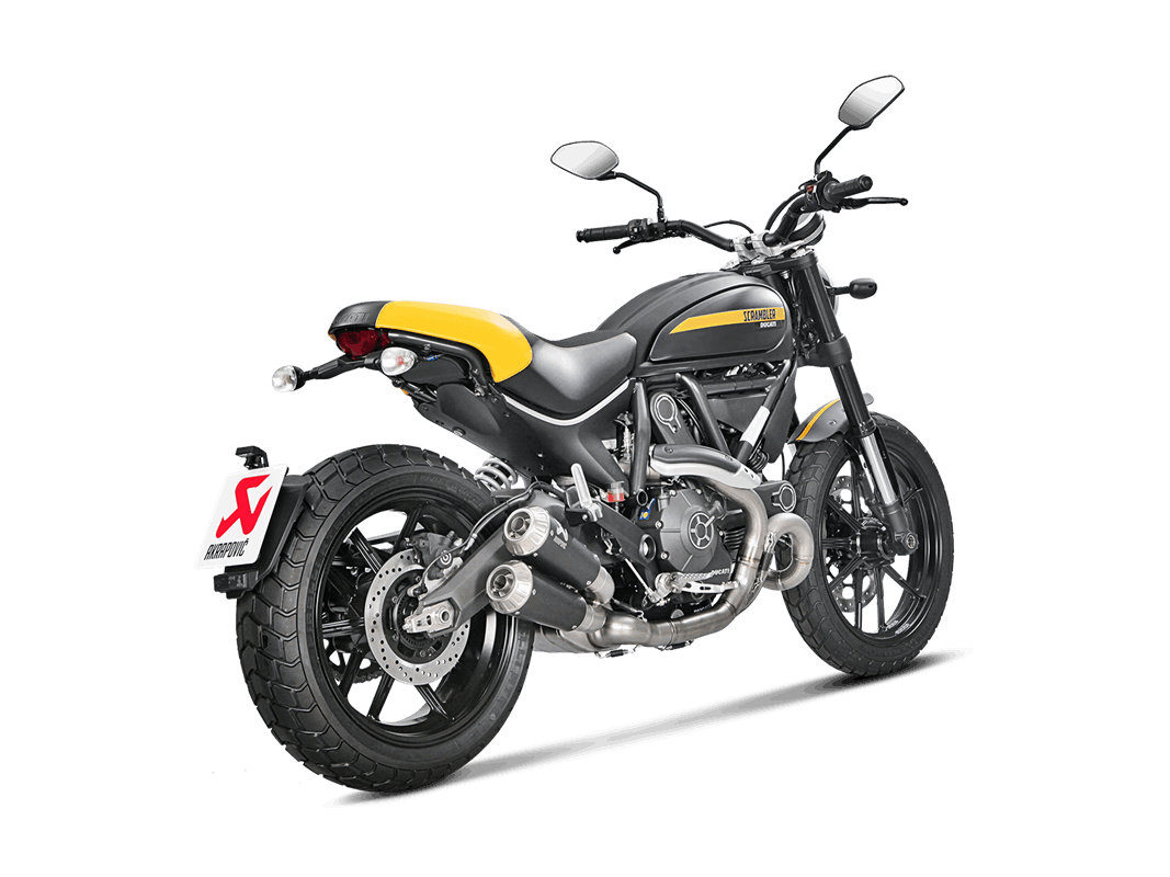 Ducati Scrambler Café Racer 2017 -2020 Optional Header (Titanium)