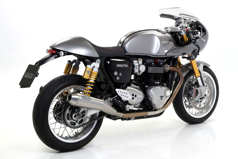 71658MI | ARROW EXHAUST | TRIUMPH THRUXTON R |  De-Cat Collectors