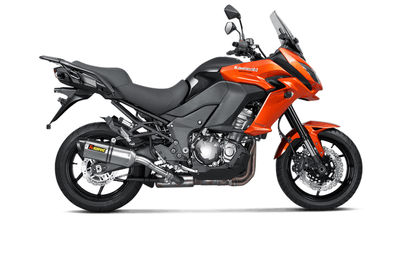 S-K10SO20-HZT | AKRAPOVIC  | Kawasaki Versys 1000 2012 -2018 Slip-On Line (Titanium)