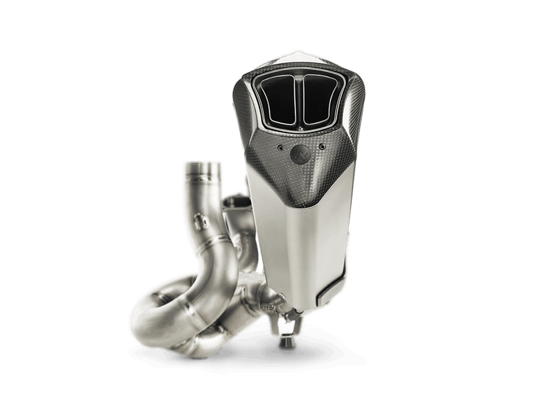E-D12E4 | AKRAPOVIC | Ducati Multistrada 1200 2015 -2017 Optional Header (Titanium)