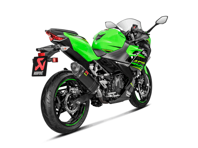 S-K4SO6-APC | AKRAPOVIC | Kawasaki Ninja 400 2018 -2025 Slip-On Line (Carbon)