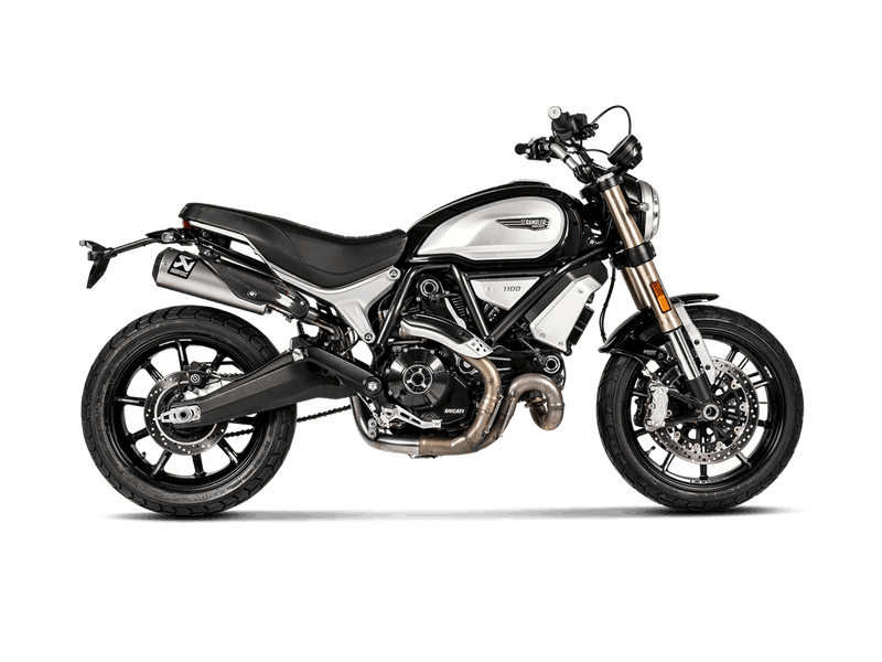 L-D11SO3 | AKRAPOVIC | Ducati Scrambler 1100 2018 -2020 Optional Link Pipe (SS)