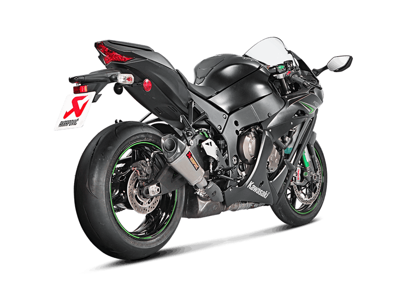 S-K10SO17-ASZ |  AKRAPOVIC | Kawasaki Ninja ZX-10RR 2017 -2020 Slip-On Line (Titanium)
