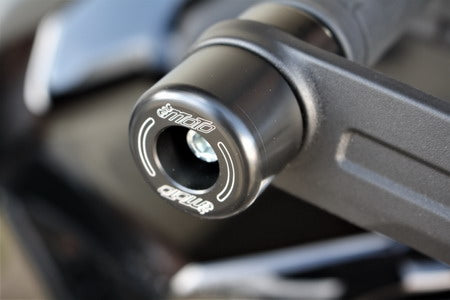 GSG-MOTOTECHNIK | Handlebar end pieces made of plastic / black |  | Honda CRF1100L Africa Twin 2019-2021 | LD31-25