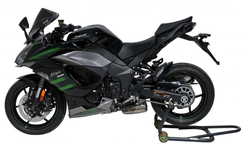 Ermax  | hugger arriere ermax for z1000 sx (ninja 1000) 2020 , noir métal/gris métal /green metal l 2020(metallic diablo black [17k], matte graphite gray, vert emerald blazed [60r] ) -Ermax