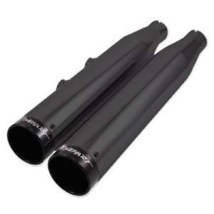 500-0401 | Rinehart Racing| Harley Davidson Sportster Slip-ons - Black with Black End Cap