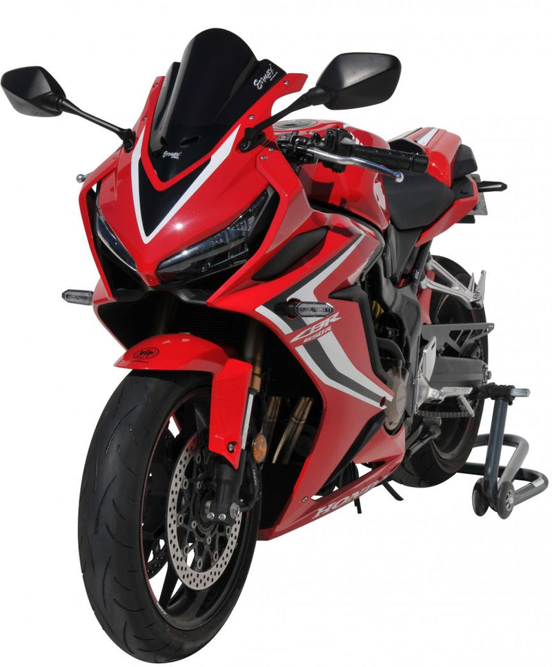 Ermax  Windscreen | Ermax Aeromax Original Size Windshield for CBR 650 R 2019-2020 – Light Black