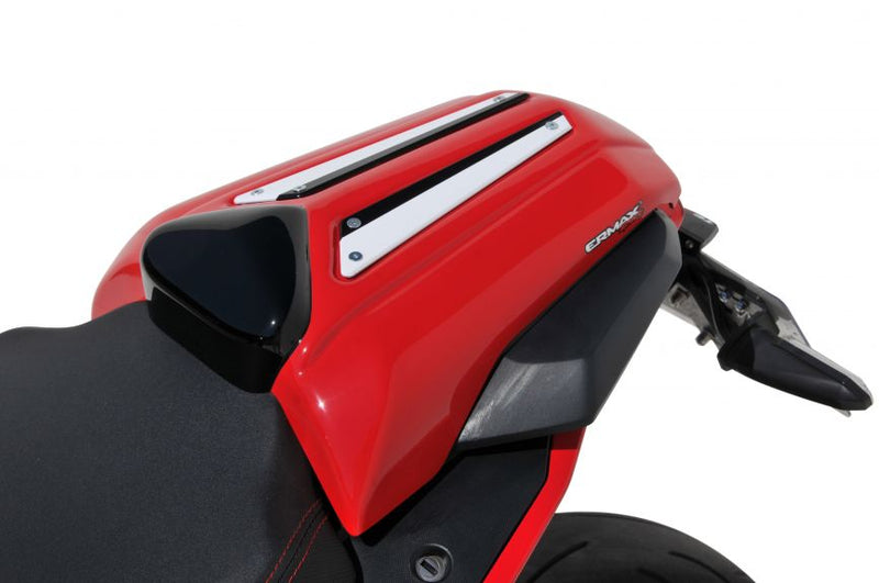 Ermax  | seat cowl (with top plate aluminium anodized ) ermax for cbr 650 r 2019 -2020, red 2019/2020(grand price red [r380] ) -Ermax