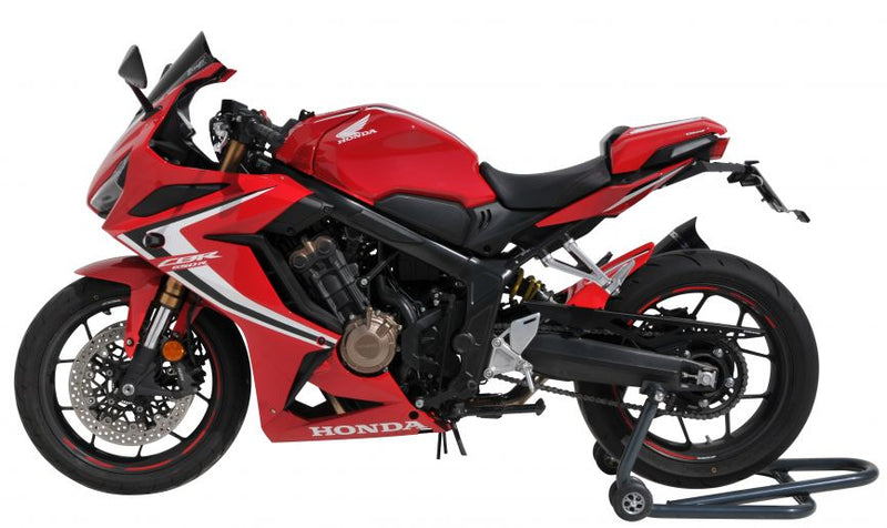 Ermax  | seat cowl (with top plate aluminium anodized ) ermax for cbr 650 r 2019 -2020, red 2019/2020(grand price red [r380] ) -Ermax