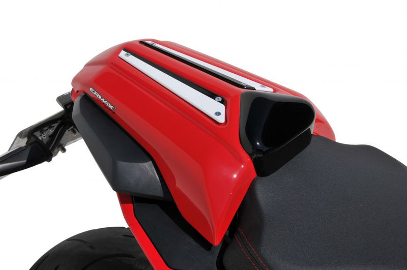 Ermax  | seat cowl (with top plate aluminium anodized ) ermax for cbr 650 r 2019 -2020, red 2019/2020(grand price red [r380] ) -Ermax