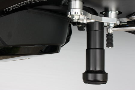 1154440-S62-SH | GSG-MOTOTECHNIK | Crash pad set without panel cutout | Suzuki GSX-1300 R Hayabusa 2021-Up