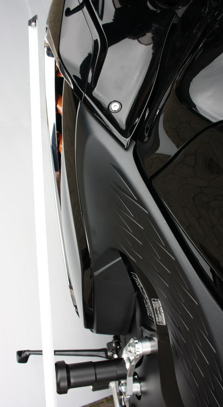 1154440-S62-SH | GSG-MOTOTECHNIK | Crash pad set without panel cutout | Suzuki GSX-1300 R Hayabusa 2021-Up